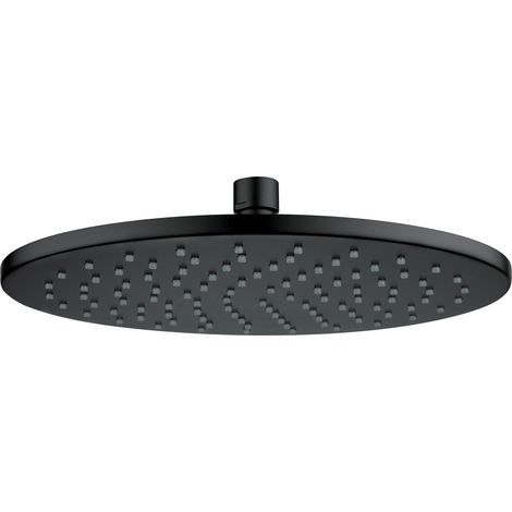 Deante Tête de douche ronde noire mate 250 mm (1/2)