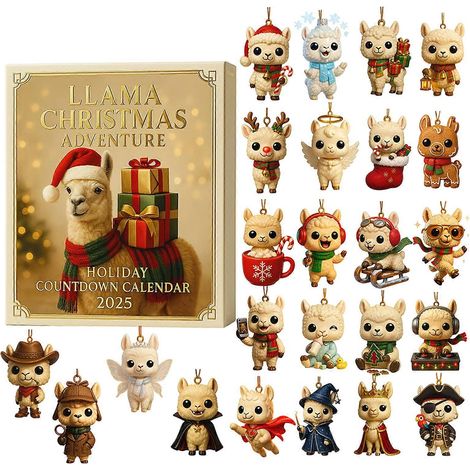 Niedlicher Tier-Adventskalender (24 Tage) mit Überraschungen, Sammlerstücken und Partydeko (1/5)
