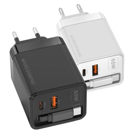 MDGAN65R cargador de dispositivo móvil Negro