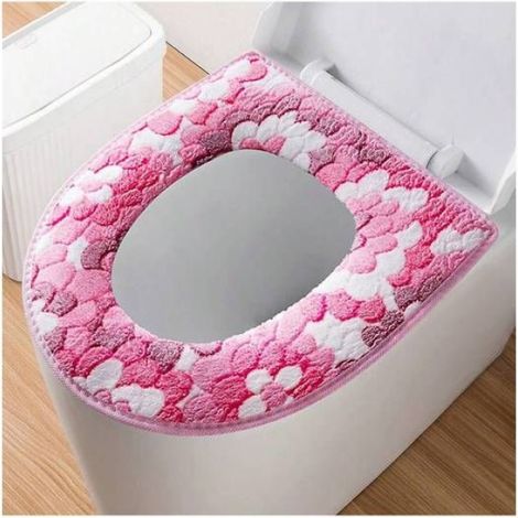 Anneau De Siege De Toilette - 41 Cm X 37 Cm - Pour Salle De Bain Et Maison - 1 Piece (1/5)