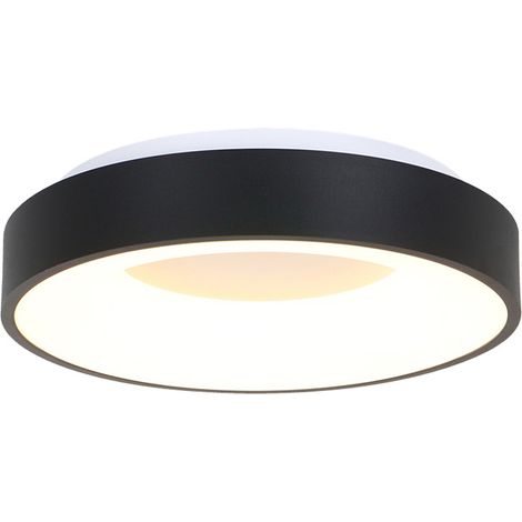 Steinhauer - plafón - Ringlede - negro - plástico metal - Ø 30cm (1/4)