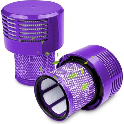 Filter Pack Compatible with Dyson V10, Vacuum Cleaner Filter Accessories, Cyclonic Vacuum Cleaner Replacement, Compatible Washable Vacuum Cleaner Filter, Total Clean, Washable Replacement MUMU (1/4)