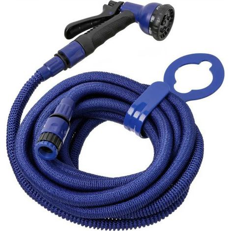 Gartenschlauch Tatay Superflex ausziehbar 15 m blau (1/2)