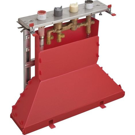 Corps d'encastré pour batterie 4 trou s therm pour montage sur plage carrelage
