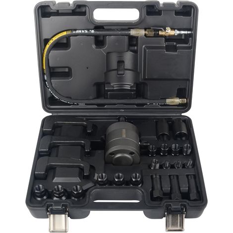 Lot de 24 pièces Extracteur pneumatique d'injecteurs diesel Extracteur d'injecteurs injecteurs Common Rail CDI Ensemble d'outils (1/5)