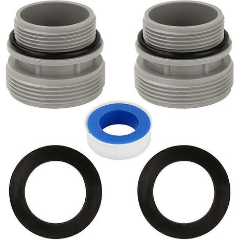 Poolschlauchadapter 1 1/4 Zoll auf 1 1/2 Zoll