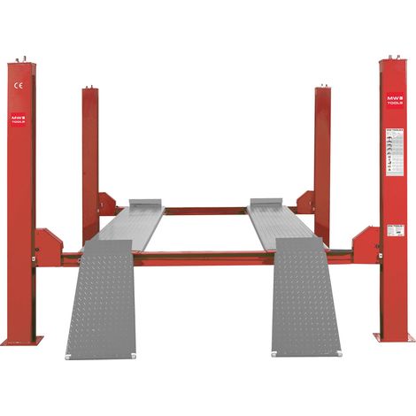 Mw Tools – Pont hydraulique 4 colonnes 3,5T – Capacité de levage 3,5 tonnes – Montée rapide – HB435M (1/5)