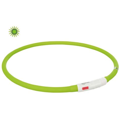 Karlie Visio Light LED Schlauchhalsband für Hunde - grün (1/5)