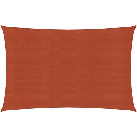 Vela de sombra para sombrilla 160 g/m² 2 x 4 m HDPE terracota 020009342 (1/5)