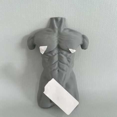 Filiyano-Crochet mural gris en forme d'homme musclé, porte-vêtements original et amusant, idéal pour suspendre serviettes, vestes, sacs, etc. (1/5)