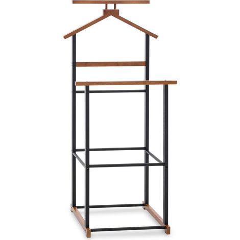 Valet de chambre KANNA, en bambou - Coloris noir et vintage