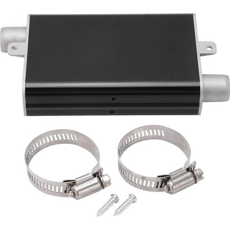 Silencieux en Alliage D'aluminium de Silencieux de Tuyau de Chauffage de Stationnement de 24mm pour Eberspacher Airtronic D2 D4S (Black) (1/5)