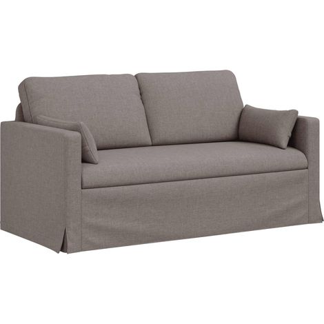 Canapé Taupe 158 x 78 x 80 cm tissu (1/5)