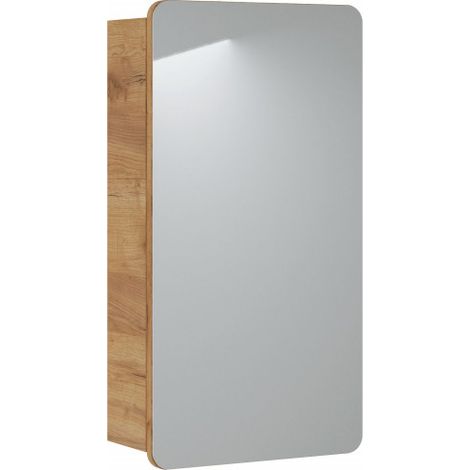 Cabinet miroir de salle de bain - H 75 x L 40 x P 16 cm - Archipel - Livraison gratuite (1/2)