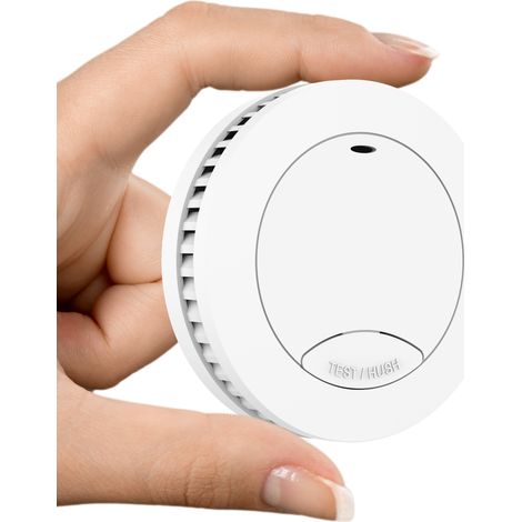 Détecteur de fumée Aroha Safety Pro Mini - Batterie 10 ans - Détecteur de fumée - Alarme incendie -
