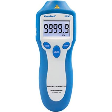 PEAKTECH Tachymètre P 2790, 5 chiffres, 1... 99.999 tr/min (1/2)