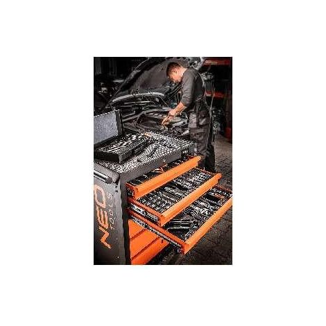 Neo-Tools NEO 84-231 Juego de 7 destornilladores de acero ergonómicos