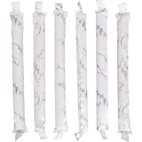 Fer à Friser sans Chaleur, 6 Tiges, Bigoudis sans Chaleur, Bouton-pression Flexible pour Dormir la Nuit (1/5)