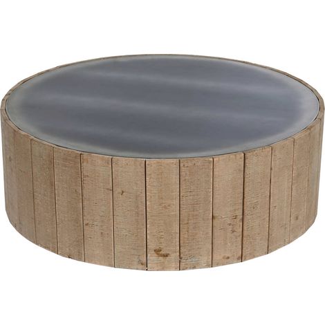Table basse élégance bois naturel pour salon - Bois naturel nuancé (1/4)