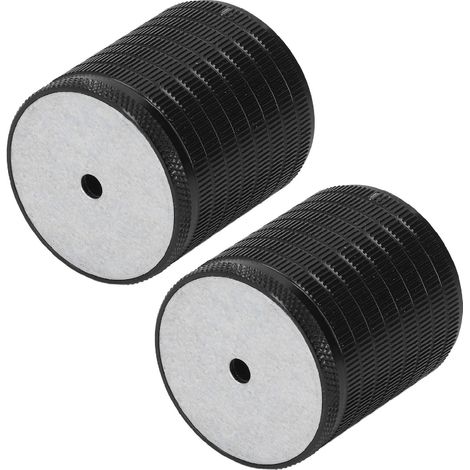 2 pièces surélevateurs de pieds support meuble canapé fauteuil table hauteur réglable 43-75 mm noir brillant alliage aluminium (1/5)