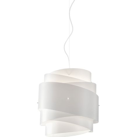 Lampadario a sospensione BEA una luce Bianco diametro 40x h39 cm (1/2)