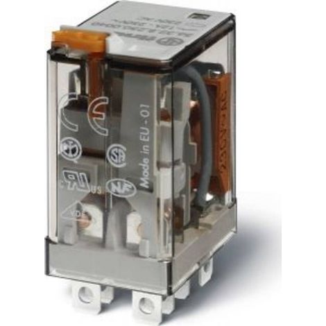 FINDER 56.32.9.012.0040 RELÈ AD INNESTO 12 V/DC 12 A 2 SCAMBI 1 PZ. (1/5)
