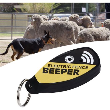 Testeur de clôture électrique KIMISS, 40 mm, porte-clés, avertisseur sonore ABS, testeur de tension ABS pour ferme, jardin, moutons, animaux domestiques, chevaux (1/5)