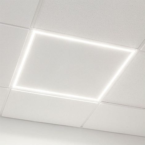 Panneau LED avec Cadre Lumineux 60x60cm 42W - Ledme BRLM5330 (1/2)
