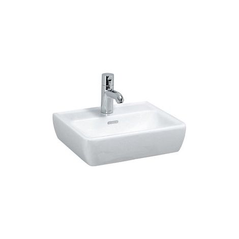 LAUFEN PRO A lave-mains, 1 trou de robinetterie, avec trop-plein, (1/4)