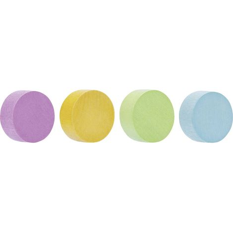 magnetoplan Magnete Circle (Ø) 30 mm Rosa, Arancione chiaro, Verde chiaro, Azzurro 4 pz. 16654410