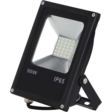 Faro LED esterno 50W 3000lm IP65 nero EKN425 Eko-Light