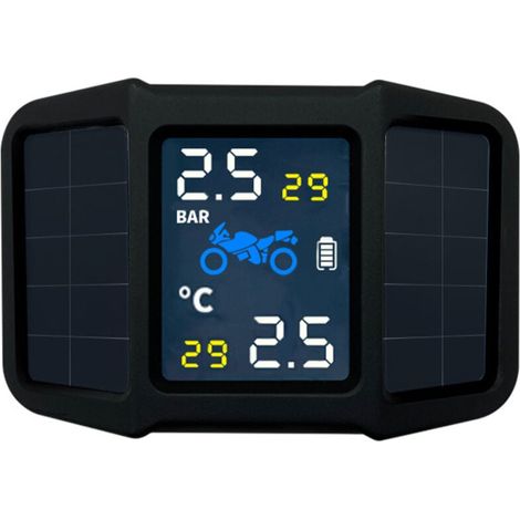 Moniteur De Pression Des Pneus Pour Voiture Et Moto Avec Capteur Transducteur Et Batterie Au Lithium (1/4)