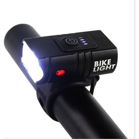 Éclairage de vélo, éclairage de vélo super lumineux à haute luminosité, 6 + 4 modes rechargeables par USB, ensemble phare et feu arrière de vélo, éclairage avant et arrière de sécurité étanche pour ro (1/5)