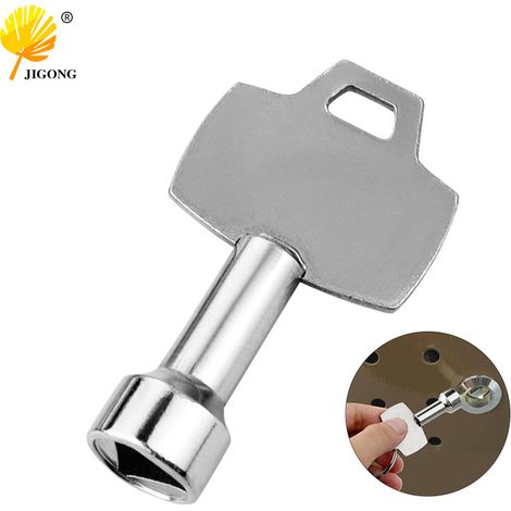 Clé pour serrure d'armoire de distribution, clé triangulaire interne de vanne de compteur d'eau pour poubelle, clé triangulaire pour serrure rotative MS705