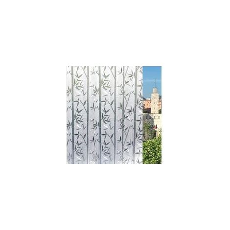 Film Autocollant Bambou pour Fenêtre 60x200 cm Intimité et Protection UV, Facile à Appliquer (1/5)