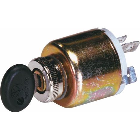 Lem Select – Contacteur à clé 5146155 adaptable FIAT – 4 positions : P-0-1-2 – Ø 22,5 mm – Pour feux de parking et démarreur (1/2)