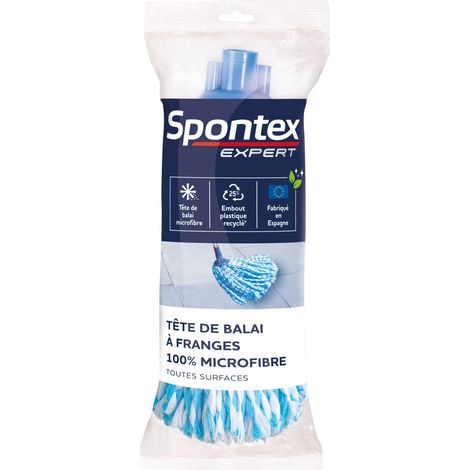 SPONTEX EXPERT Tête de balai à franges microfibre pour sols SPONTEX EXPERT (1/3)