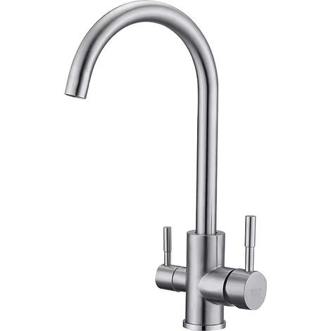 Robinet de cuisine 020 avec son système de filtration chromé collection Erymanthe (1/3)