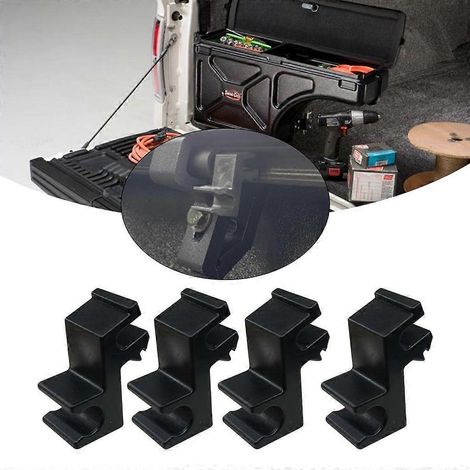 Ensemble de 4 clips robustes pour tiges de support de benne de camionnette, compatibles avec les couvre-bennes flexibles Undercover. (1/4)