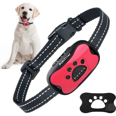 Collier Anti-Aboiement Pour Chiens Rechargeable, Collier Dressage Pour Petit Moyen Grand Chien, Détection Intelligente Des Ab[H10] (1/4)
