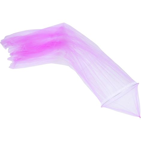 Ciel de lit suspendu rond en polyester violet (1/5)