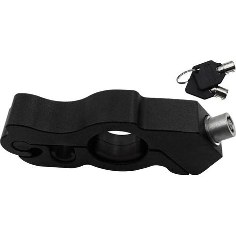 Verrou de Guidon de Moto, étanche, Antivol, Verrouillage de Frein Universel, Aluminium CNC Robuste pour Scooter pour Vélo de Rue (BLACK). (1/5)