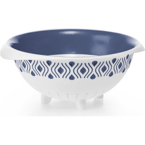 Stefanplast SCOLAPASTA TOSCA Ø cm.28 bianco/blu palace