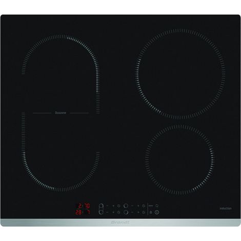 piano cottura a induzione 60cm 4 fuochi 7200w nero - BPI6425X - Brandt