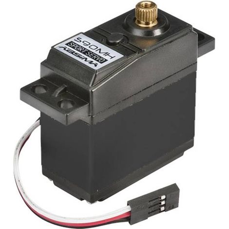 Absima Standard Servo S90MH Servo analogico Materiale trasmissione: Metallo Sistema innesto: JR