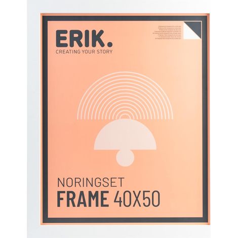 Cadre 40x50 cm Blanc, en MDF Decoration Murale ou Cadre pour Puzzle, Blanc - Premium (1/5)