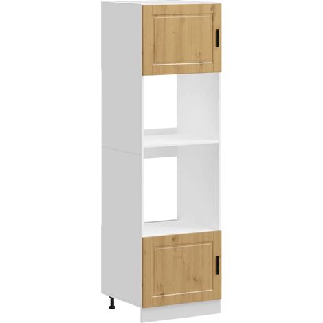 Maison Exclusive - Armarios para horno 2uds Porto roble artisan m