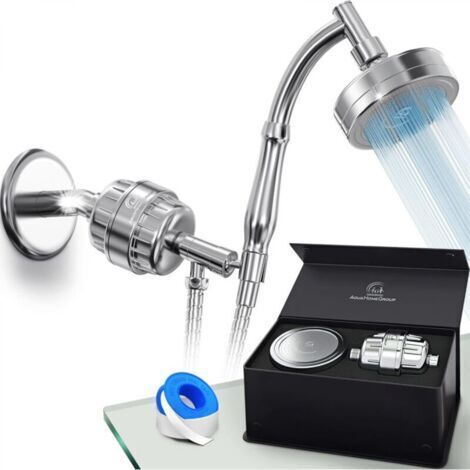 Pommeau de douche à main avec filtre, douche filtrée,