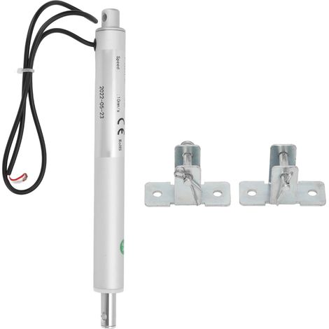 Micro-vérin linéaire électrique DC type stylo 50 mm course, interrupteur de fin de course intégré, 24V (1/5)