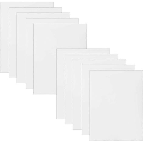 Bedruckbare Magnetfolien, 8,5 x 11 Zoll, 10er-Pack, glänzend, für Magnetdrucker